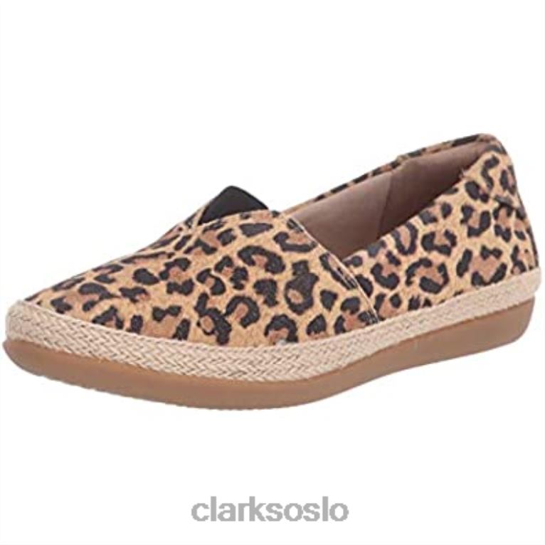 Clarks kvinners lafley jess wedge sandal tan leopard semsket skinn clarks kvinner HL8262766 brun leopard semsket skinn HL8262766 Clarks Oslo Walk in Cushioned Support Clarks boots er kjent for sine el...
