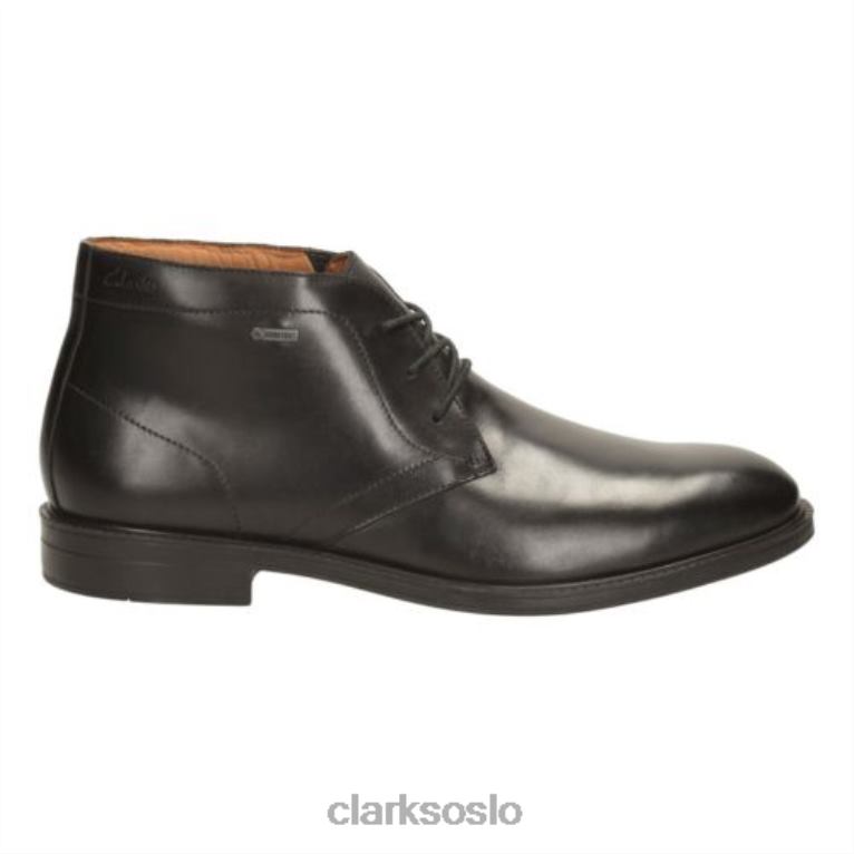 Clarks svart skinn clarks chilver hi gtx menn HL8264387 Svart laer HL8264387 Clarks Oslo Walk in Cushioned Support Clarks boots er kjent for sine elegante og uanstrengte fottoydesign